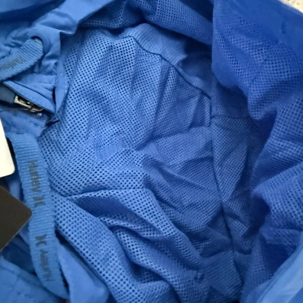 Hurley Mens Exist Brushed Poly‎ Full Zip Size M Windbreaker Blue HSP21VMJ-01939